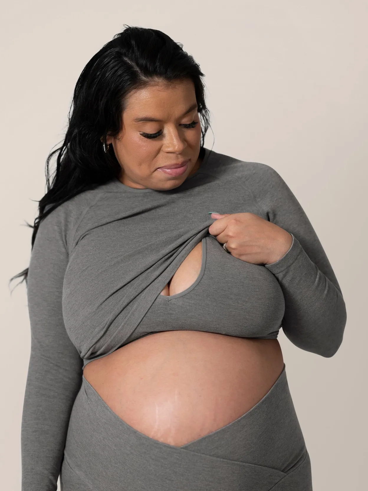Sublime Maternity & Nursing Cropped Top