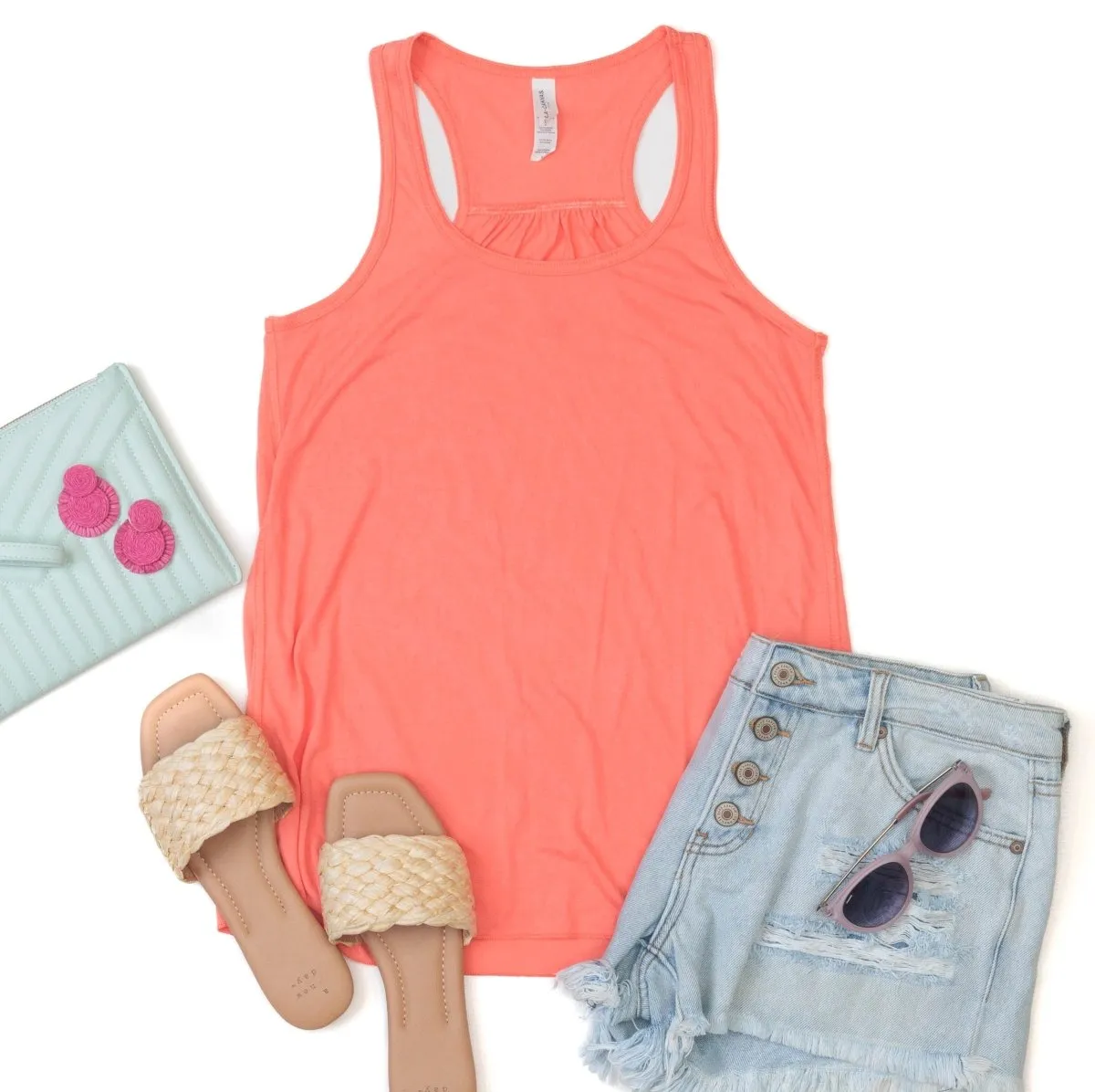 Summer Flowy Racerback Tanks