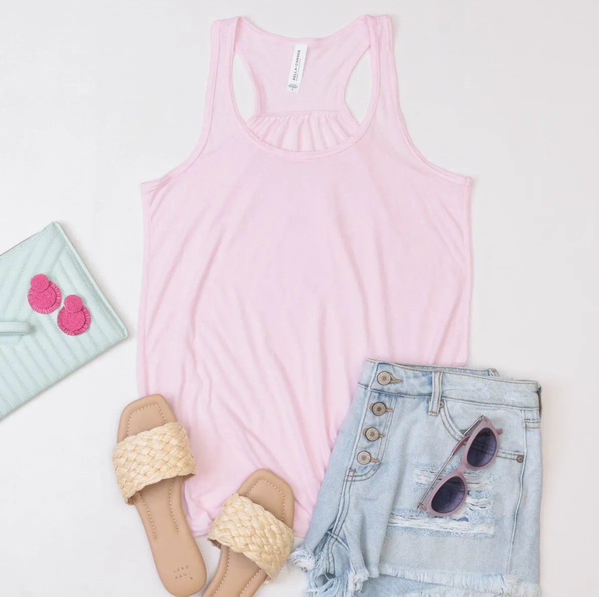 Summer Flowy Racerback Tanks