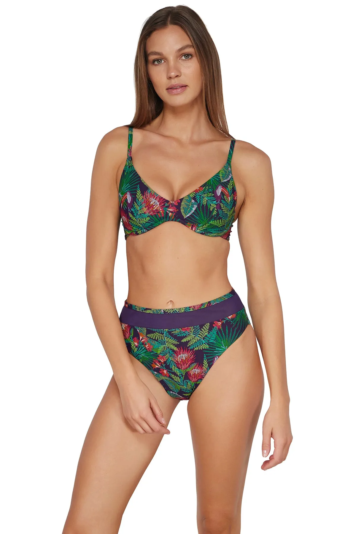Sunsets Welcome To Rio Annie High Waist Bottom