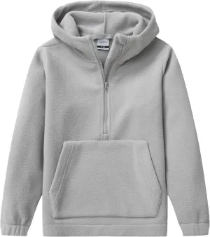 Sweatshirts for Girls Half Zip Fleece Pullover Kids Lightweight Soft Polar Long Sleeve Hoodies with Pocket