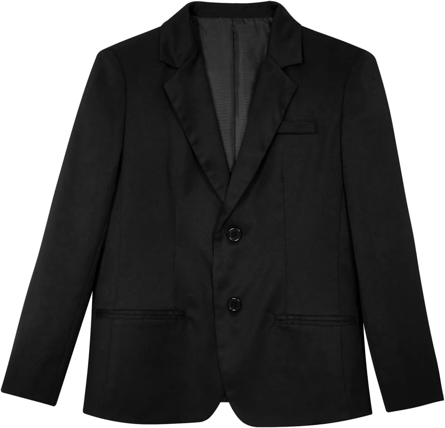 Sywiyi Kids Boys Blazers Long Sleeve Gentleman Formal Dress Suit Jacket Single Breasted Sport Coat Outerwear