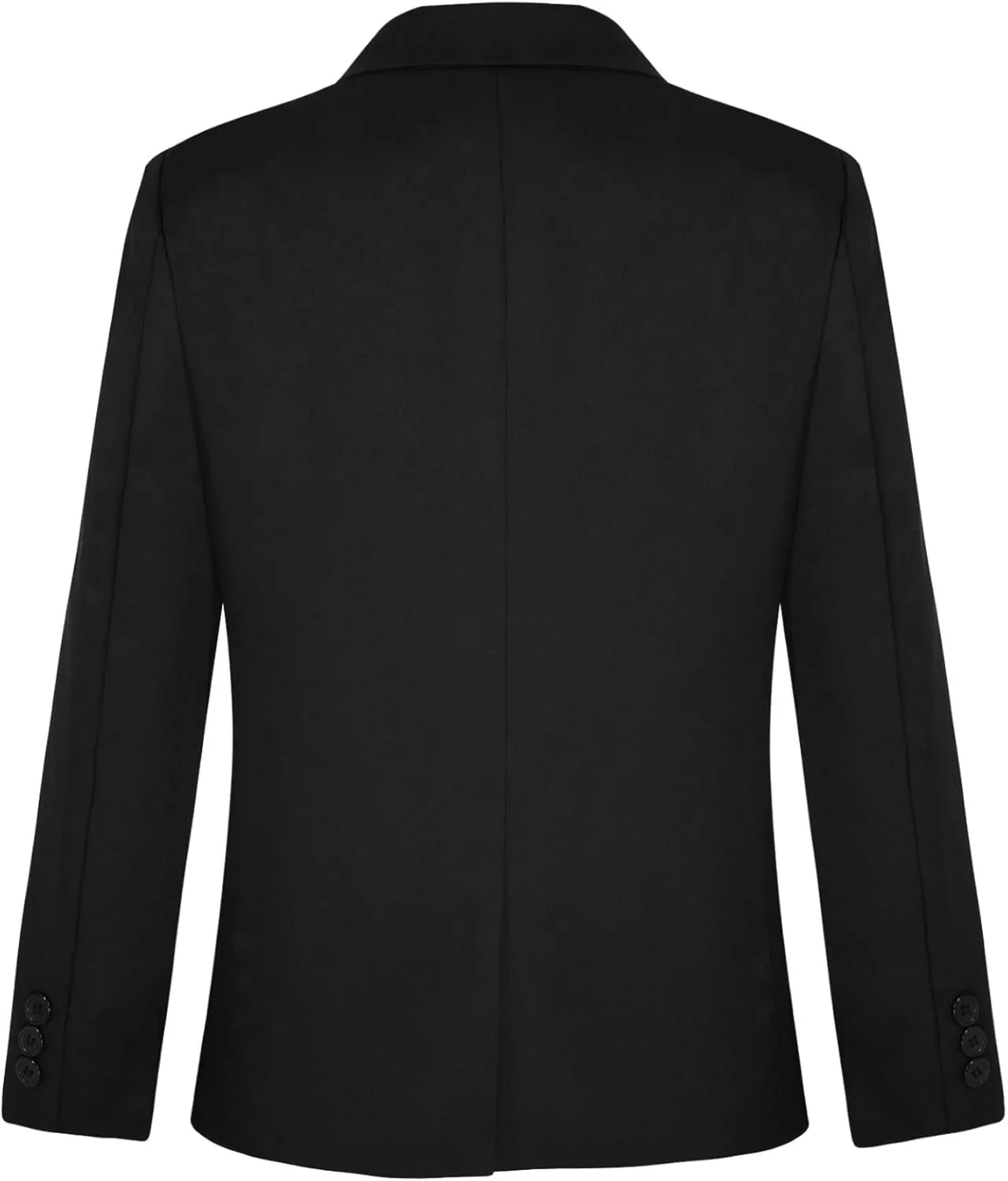 Sywiyi Kids Boys Blazers Long Sleeve Gentleman Formal Dress Suit Jacket Single Breasted Sport Coat Outerwear