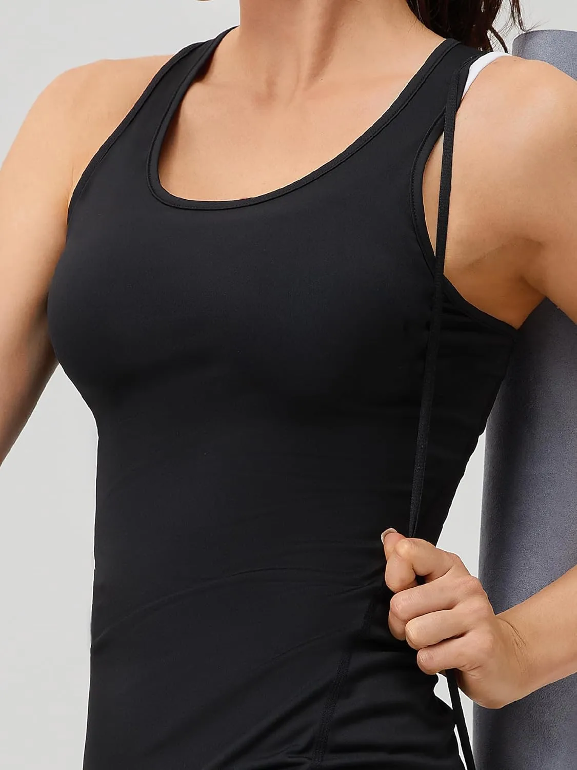 TAISIM Women's Racerback Athletic Workout Running Yoga Tank Tops