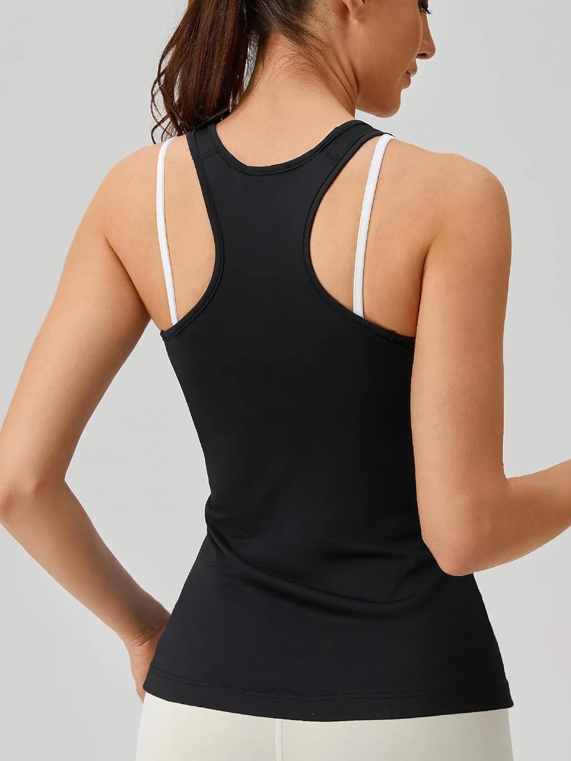 TAISIM Women's Racerback Athletic Workout Running Yoga Tank Tops