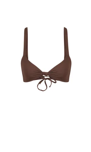 TAYLOR Top Chocolate Brown