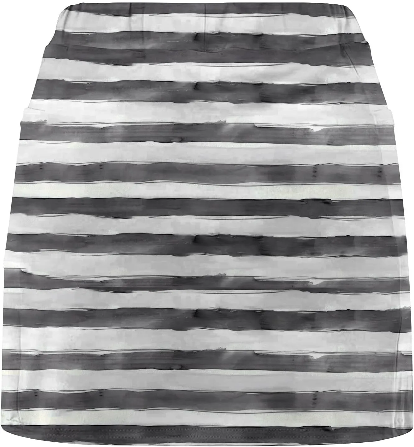 Tennis Skirts for Women with Shorts Fashion Striped Casual A-Line Skorts Tummy Control Lightweight Sports Pants Skirt