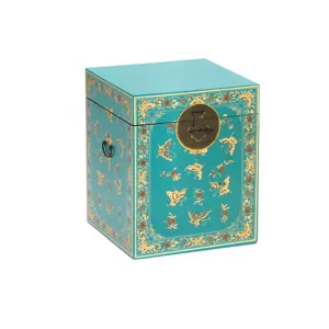 The Nine Schools Oriental Decorated Blue Trunk