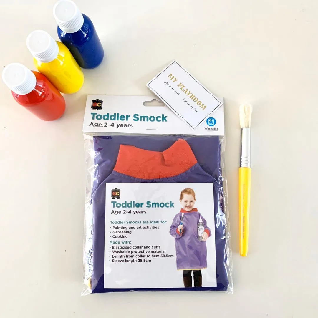 Toddler Smock - Purple 58cm Clearance Art and craft for kids Ages 2-4