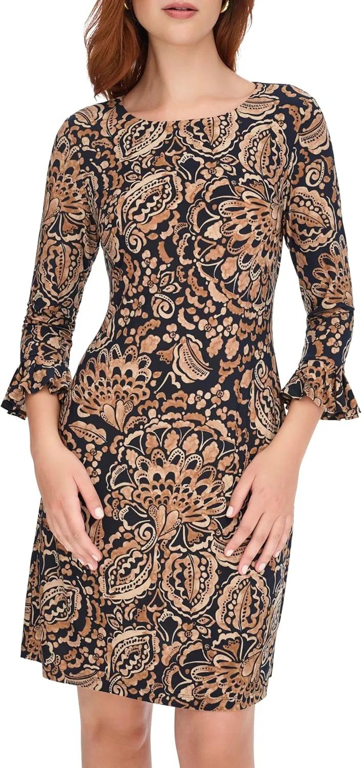 Tommy Hilfiger Women's Bell Sleeve Dress