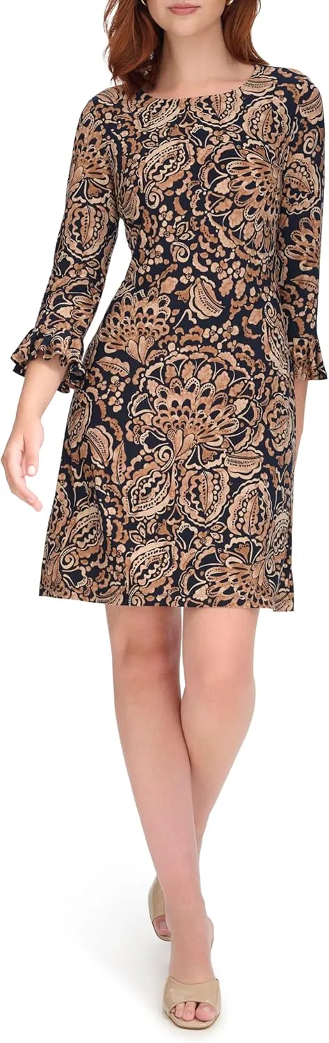 Tommy Hilfiger Women's Bell Sleeve Dress