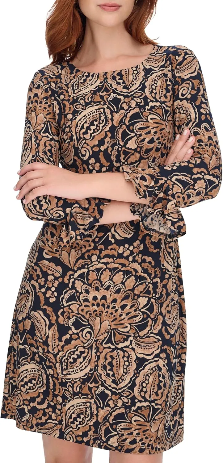Tommy Hilfiger Women's Bell Sleeve Dress