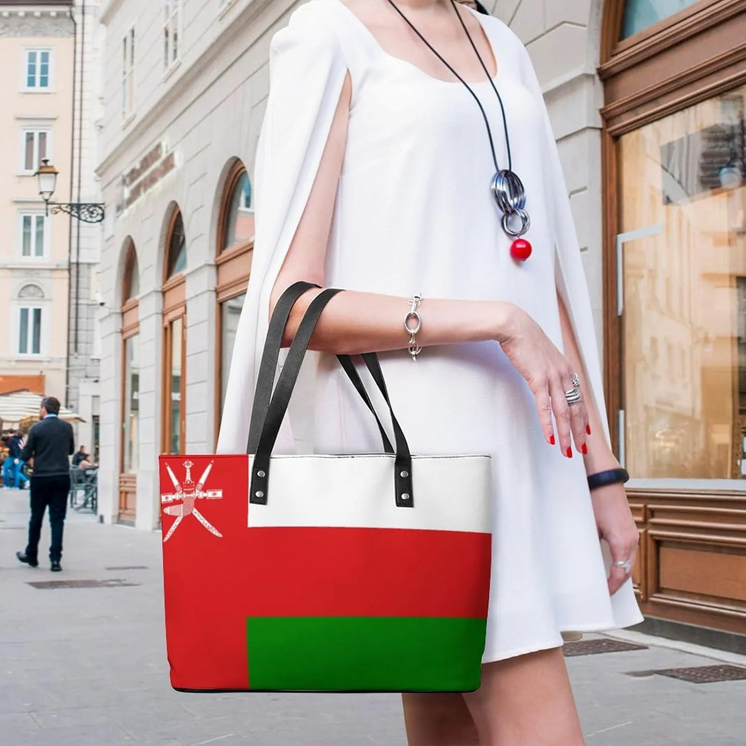 Trendy Mozambique Flag Hobo Tote for Women Stylish Leather Bag Perfect for Errands