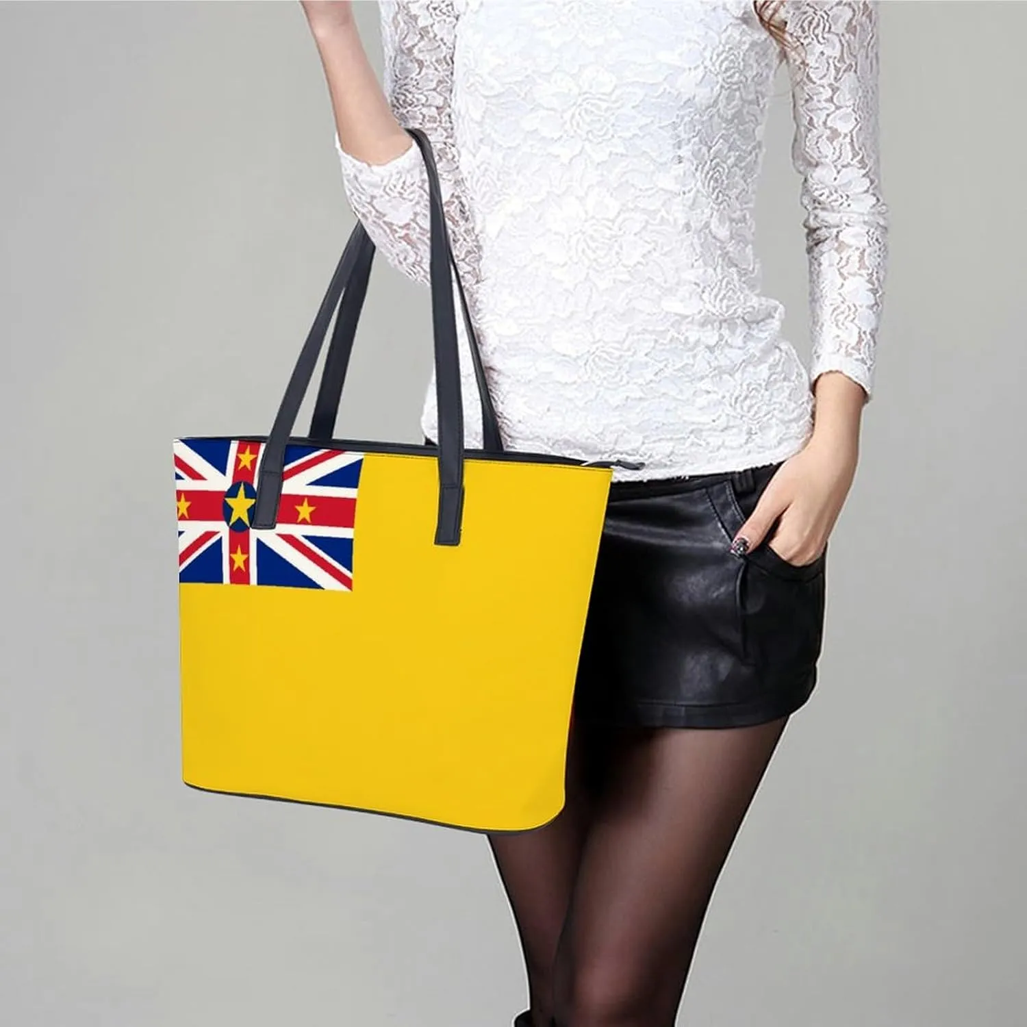 Trendy Mozambique Flag Hobo Tote for Women Stylish Leather Bag Perfect for Errands