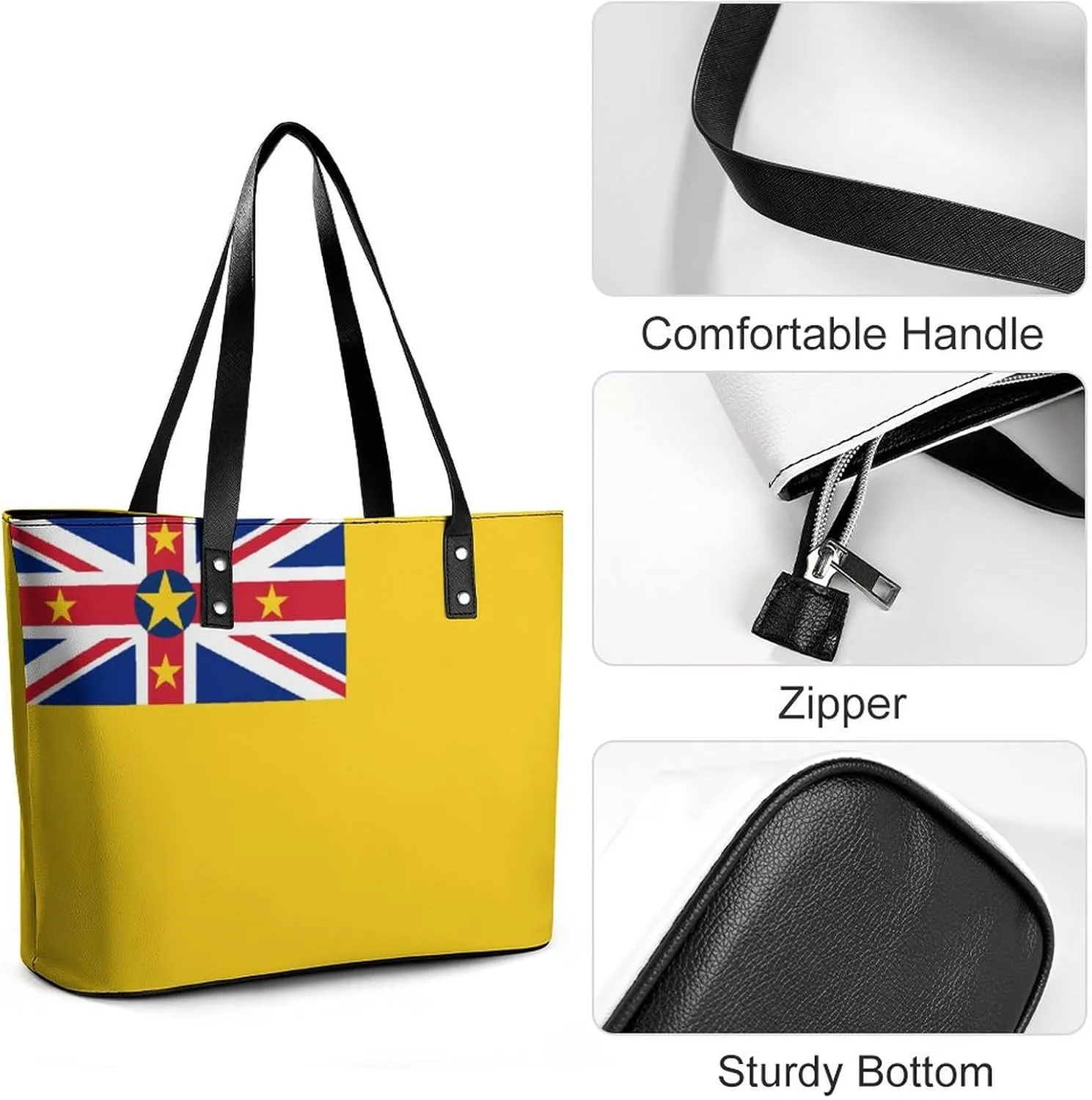 Trendy Mozambique Flag Hobo Tote for Women Stylish Leather Bag Perfect for Errands