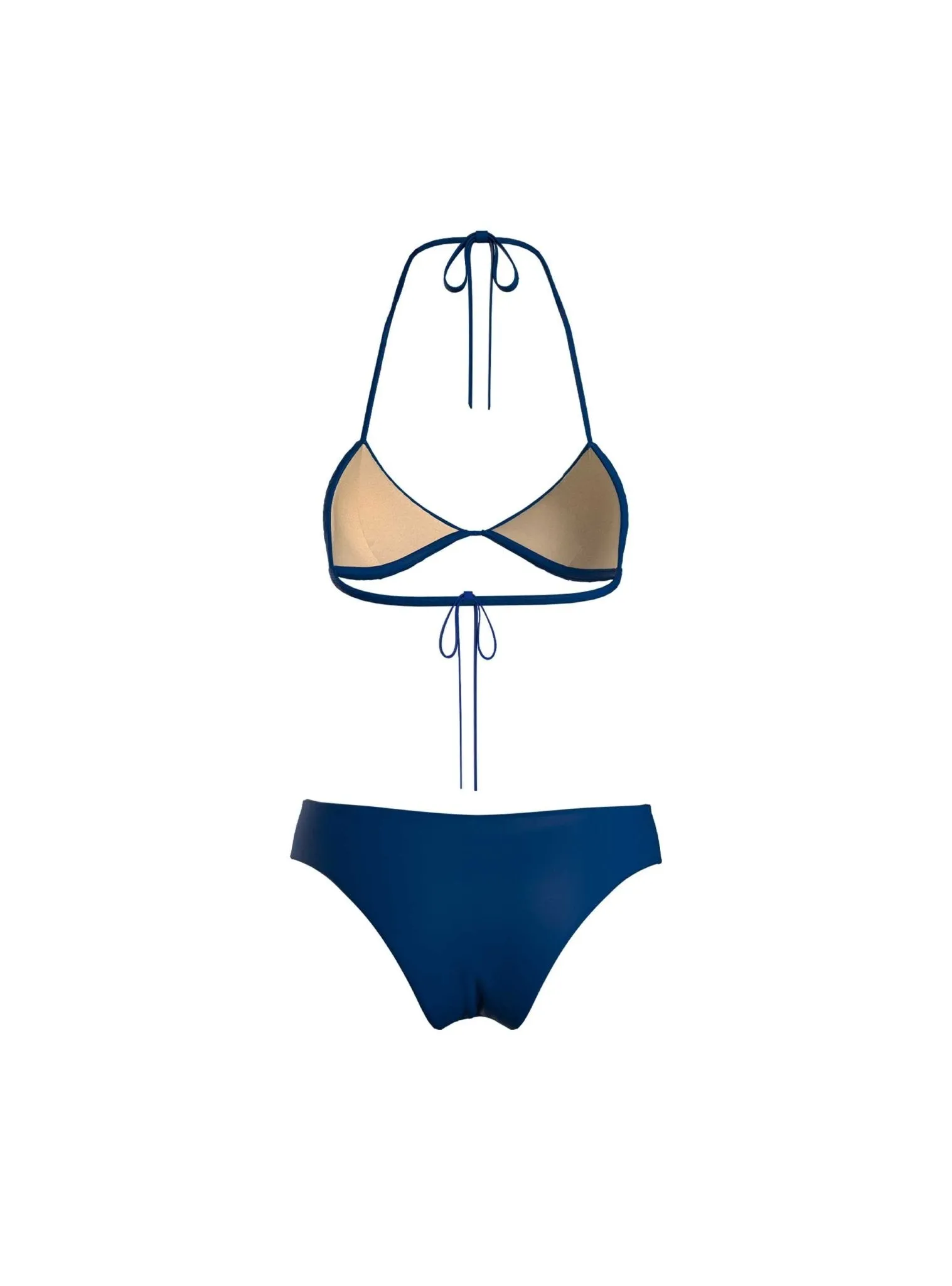 TRIANGULAR BIKINI WITH MEDIUM BRIEFS