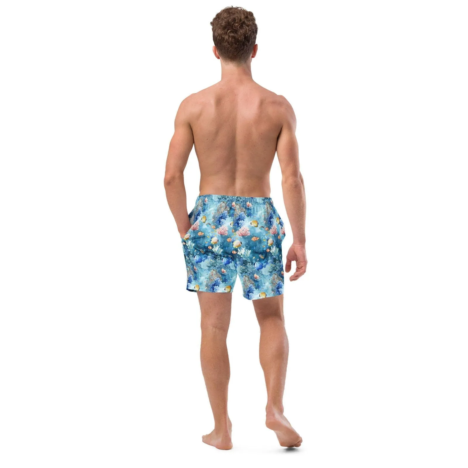 Tropical Reef Fish Men's Swim Trunks