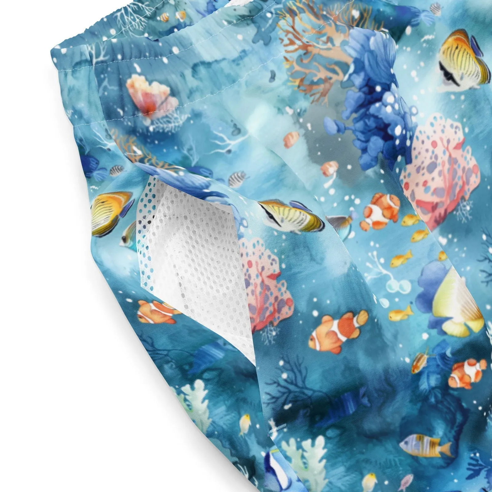 Tropical Reef Fish Men's Swim Trunks