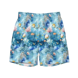 Tropical Reef Fish Men's Swim Trunks