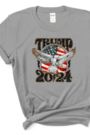 Trump 2024 Eagle Short Sleeve Relaxed Fit T-Shirt
