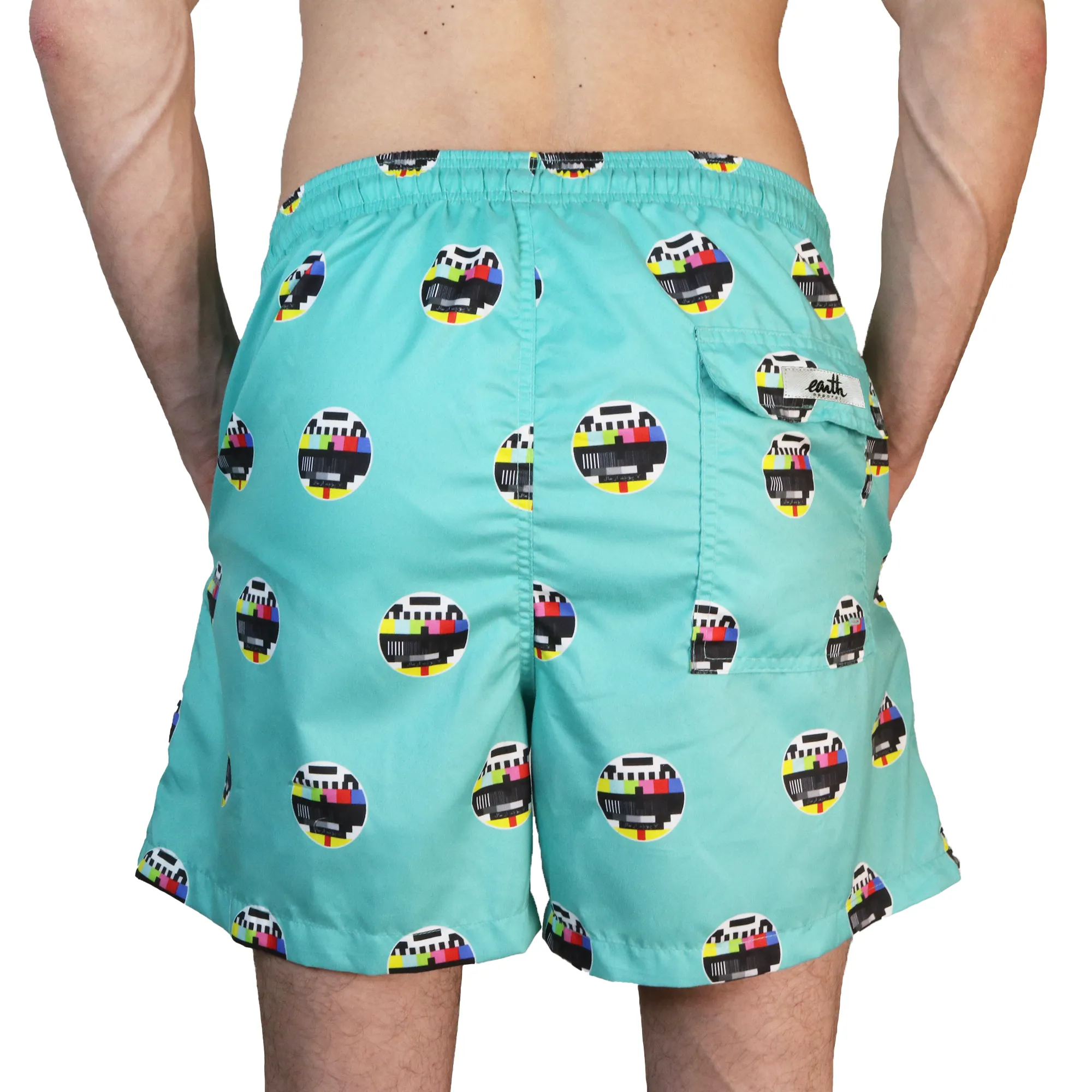 TV no signal Men Swim Shorts