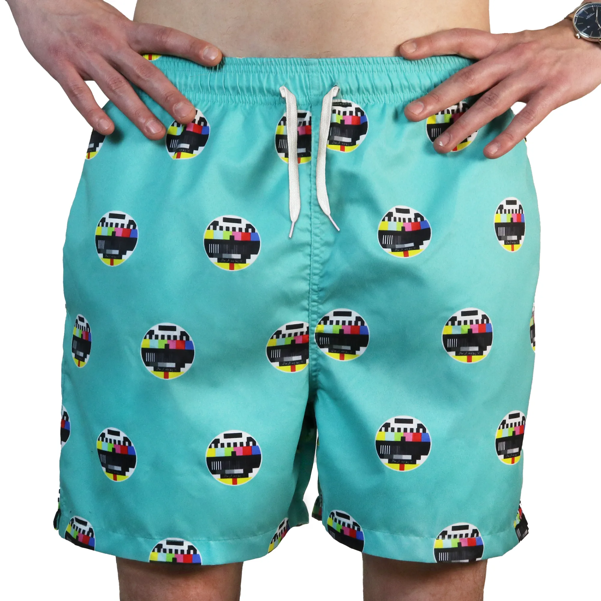 TV no signal Men Swim Shorts