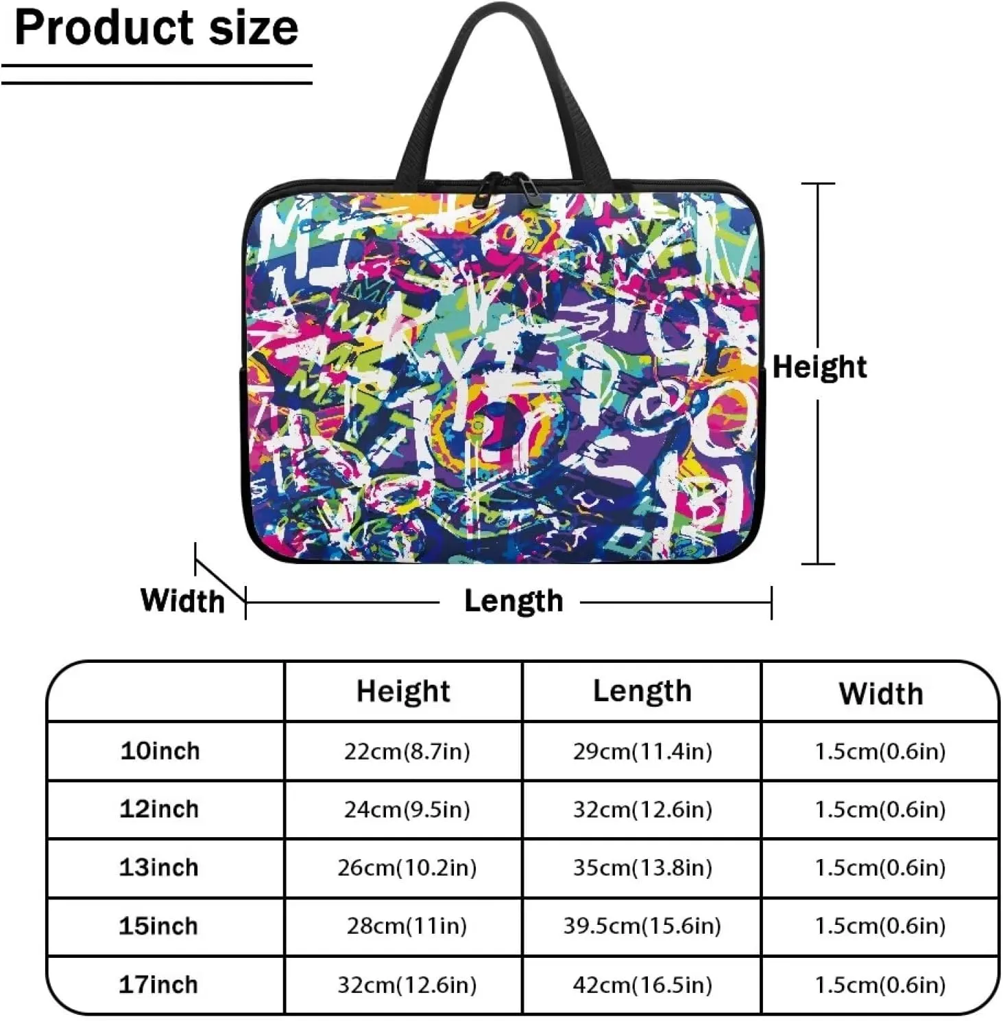 Uasibuni 16 inch Laptop Bag for Women Men Stylish Laptop Cover Gift for Boy Girl
