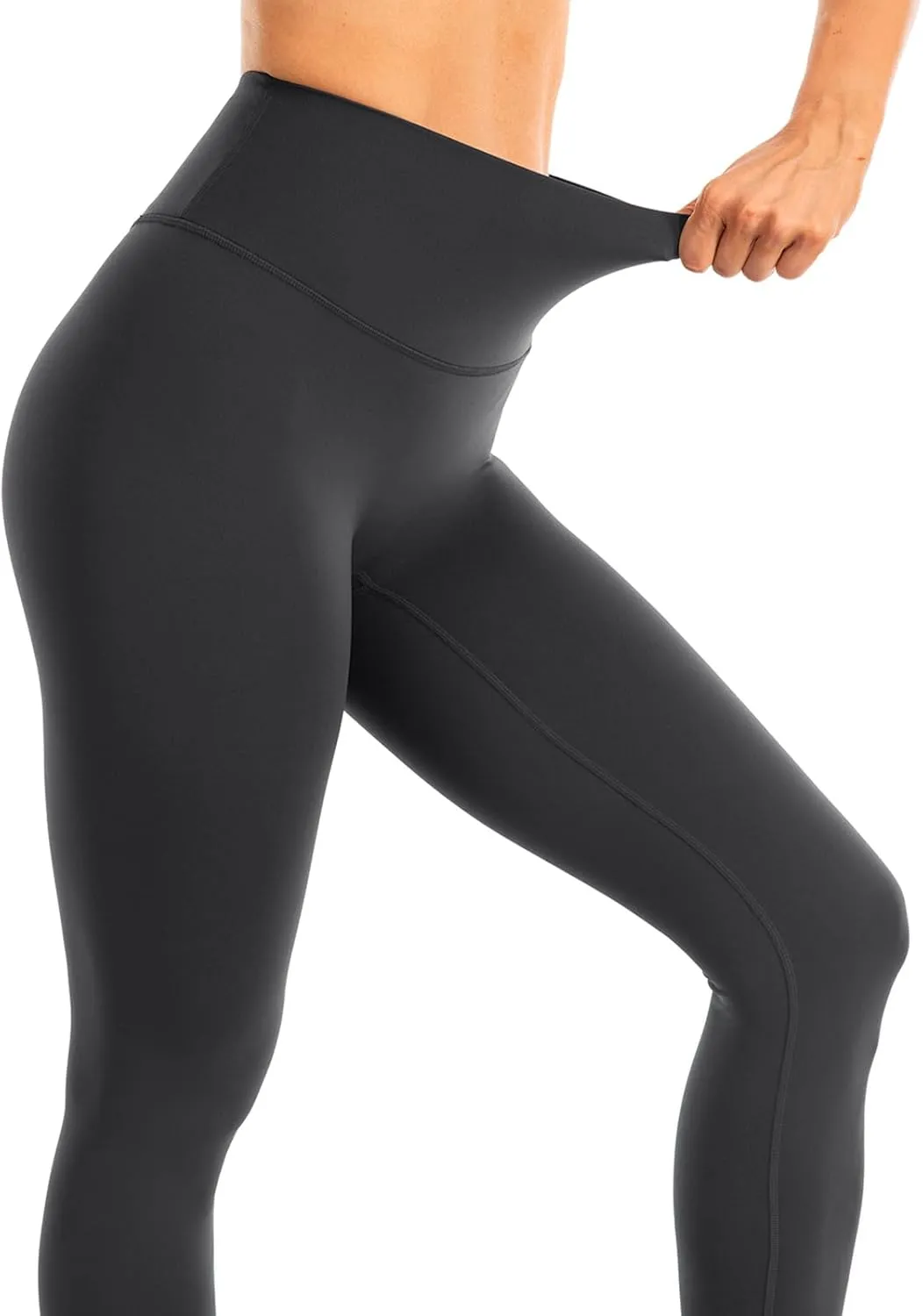 Ukaste Women's Studio Essential Yoga Leggings 25"/ 28" - Soft Stretch Workout Active Tights Pants