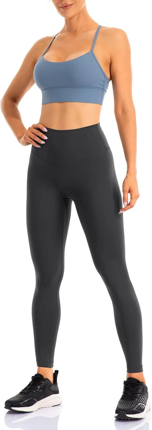 Ukaste Women's Studio Essential Yoga Leggings 25"/ 28" - Soft Stretch Workout Active Tights Pants