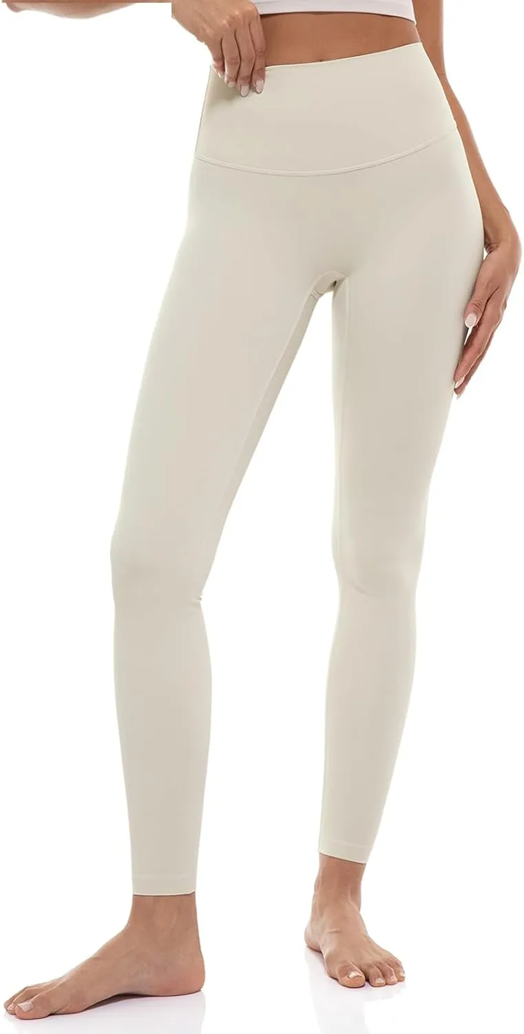 Ukaste Women's Studio Essential Yoga Leggings 25"/ 28" - Soft Stretch Workout Active Tights Pants