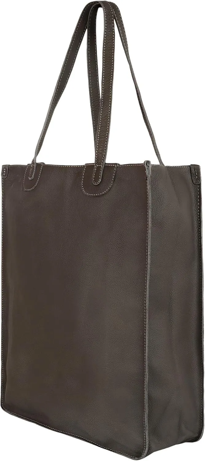Vaan & Co. Tote  Upcycled Genuine Leather Shoulder Bag, Sustainable & Stylish Handbag for Everyday Use