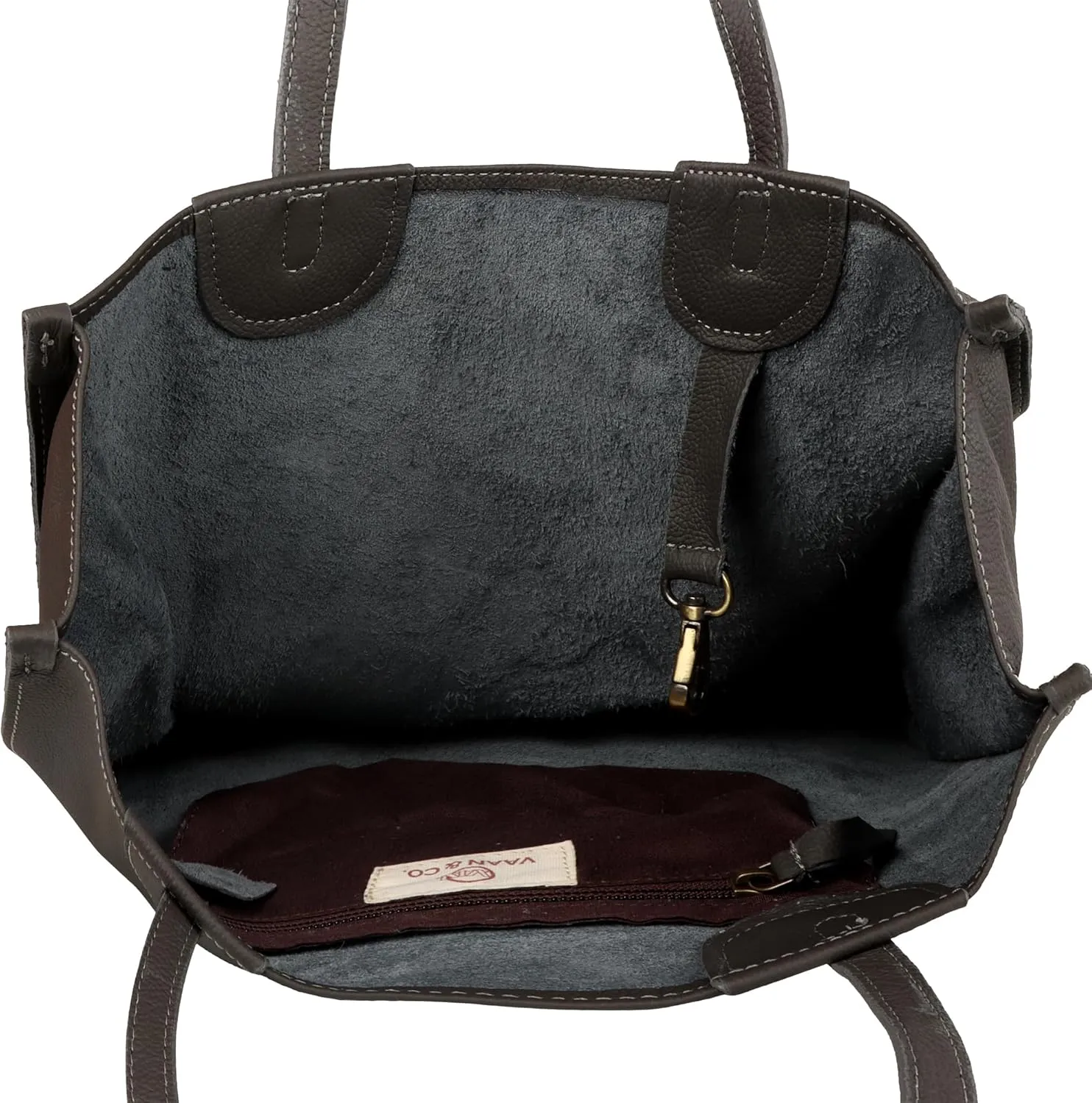 Vaan & Co. Tote  Upcycled Genuine Leather Shoulder Bag, Sustainable & Stylish Handbag for Everyday Use