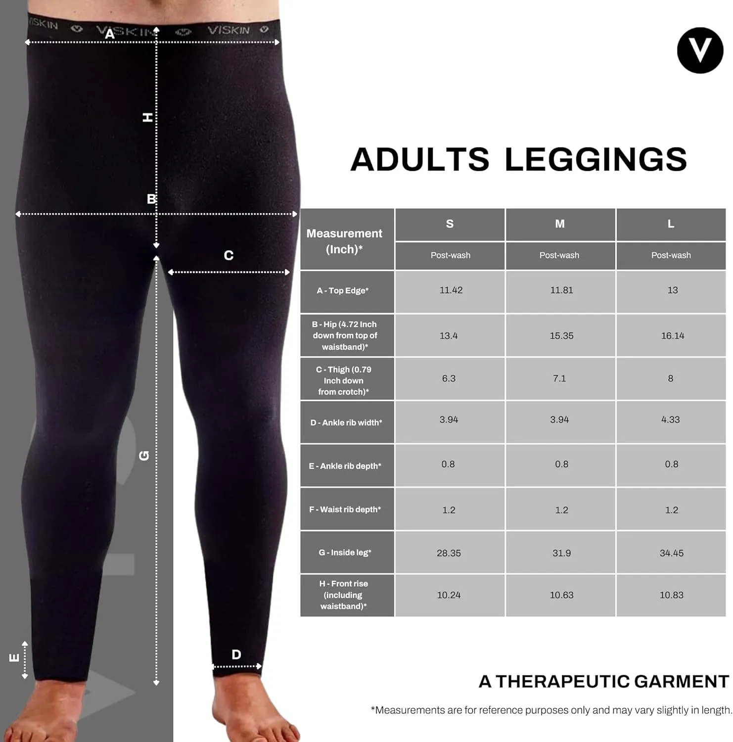 Viskin Seamless Leggings for Adults
