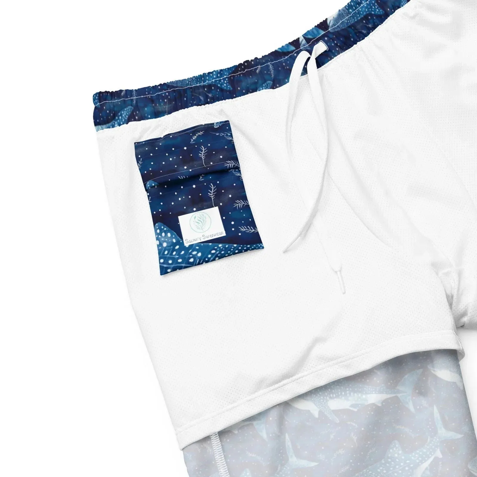Whale Shark Dream Men's Swim Trunks