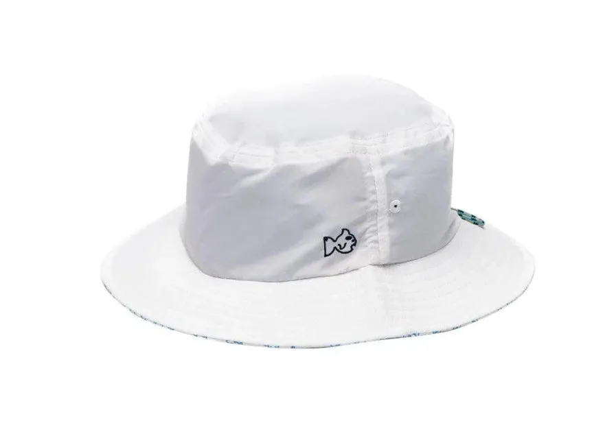 White Performance Bucket Hat