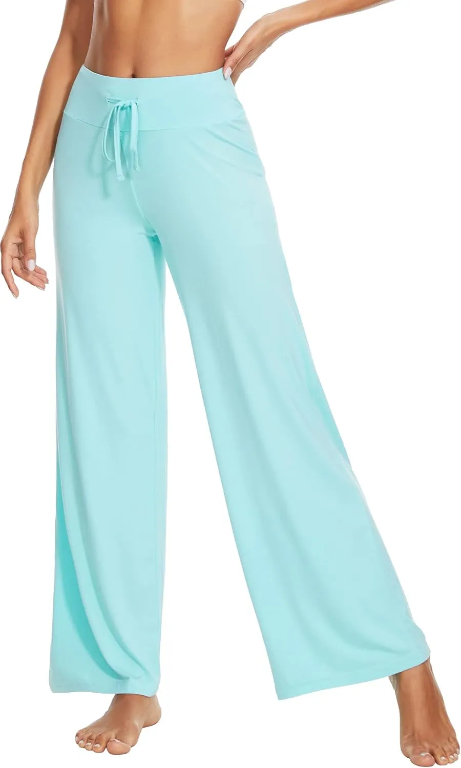 WiWi Pajama Pants for Women Plus Size Pajamas Bottoms Wide Leg Lounge Soft Pj Sweatpants-Viscose Made from Bamboo S-4X