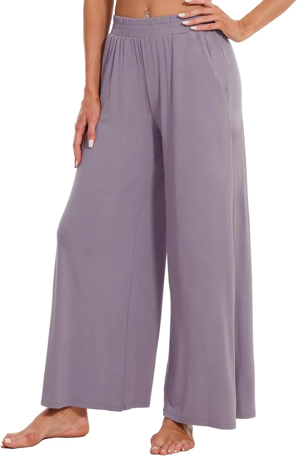 WiWi Viscose from Bamboo Women' s Pajamas Pants Soft Yoga Loose Pant Comfy Pajama Bottoms S-XXL