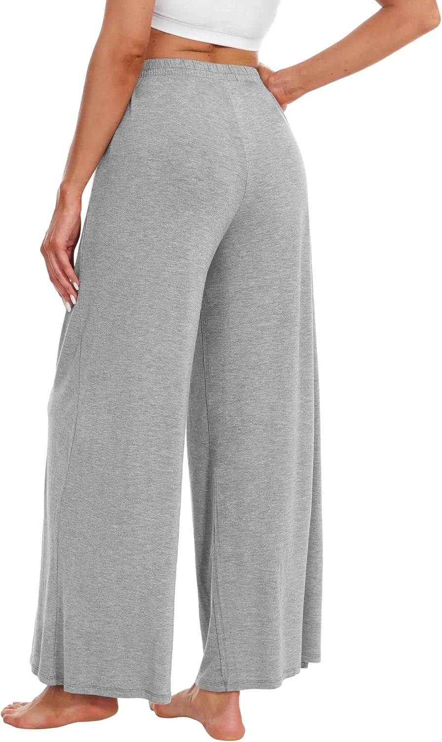 WiWi Viscose from Bamboo Women' s Pajamas Pants Soft Yoga Loose Pant Comfy Pajama Bottoms S-XXL