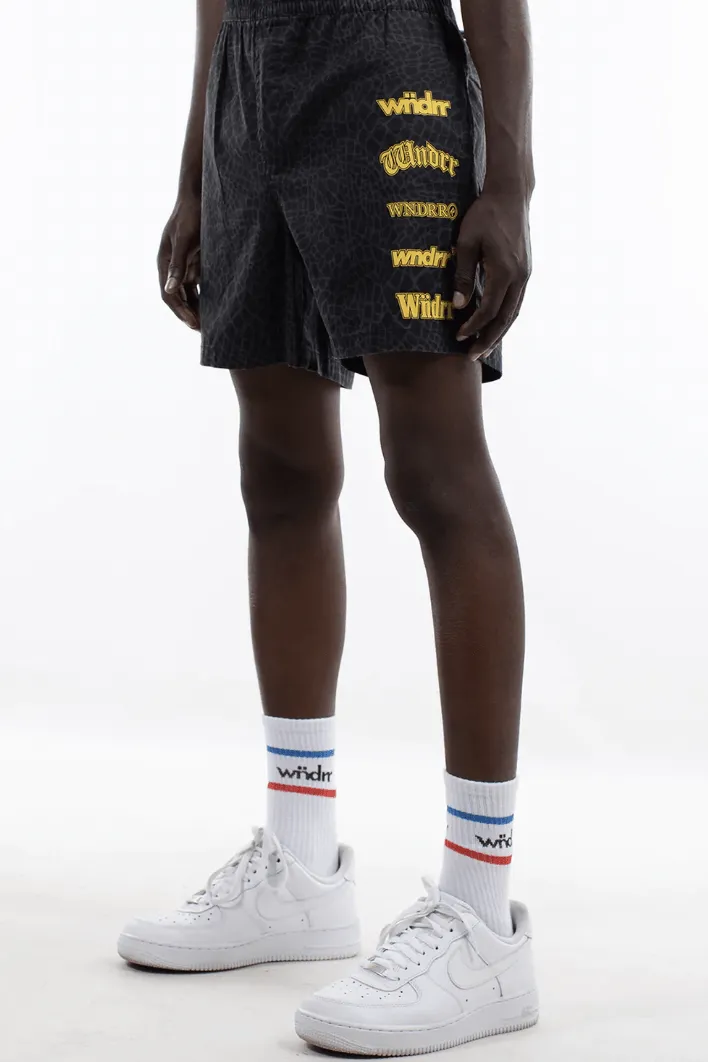 WNDRR REMEDY BEACH SHORT - BLACK