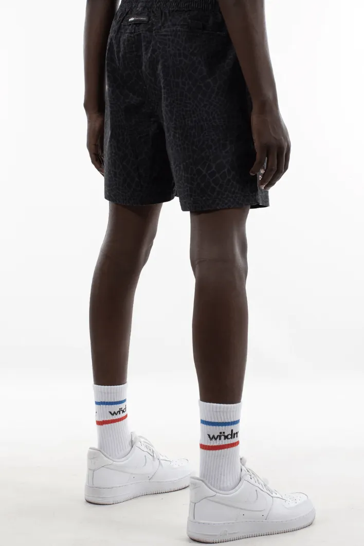 WNDRR REMEDY BEACH SHORT - BLACK