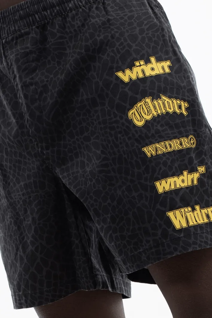 WNDRR REMEDY BEACH SHORT - BLACK
