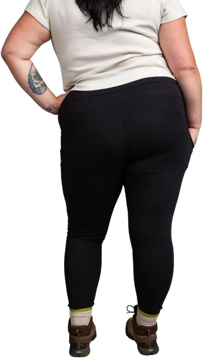 Women's Go Free 7/8 Leggings with GoFly Pee Zipper & Pockets Ultra-Soft Stretch, Squat Proof Spandex Yoga Running
