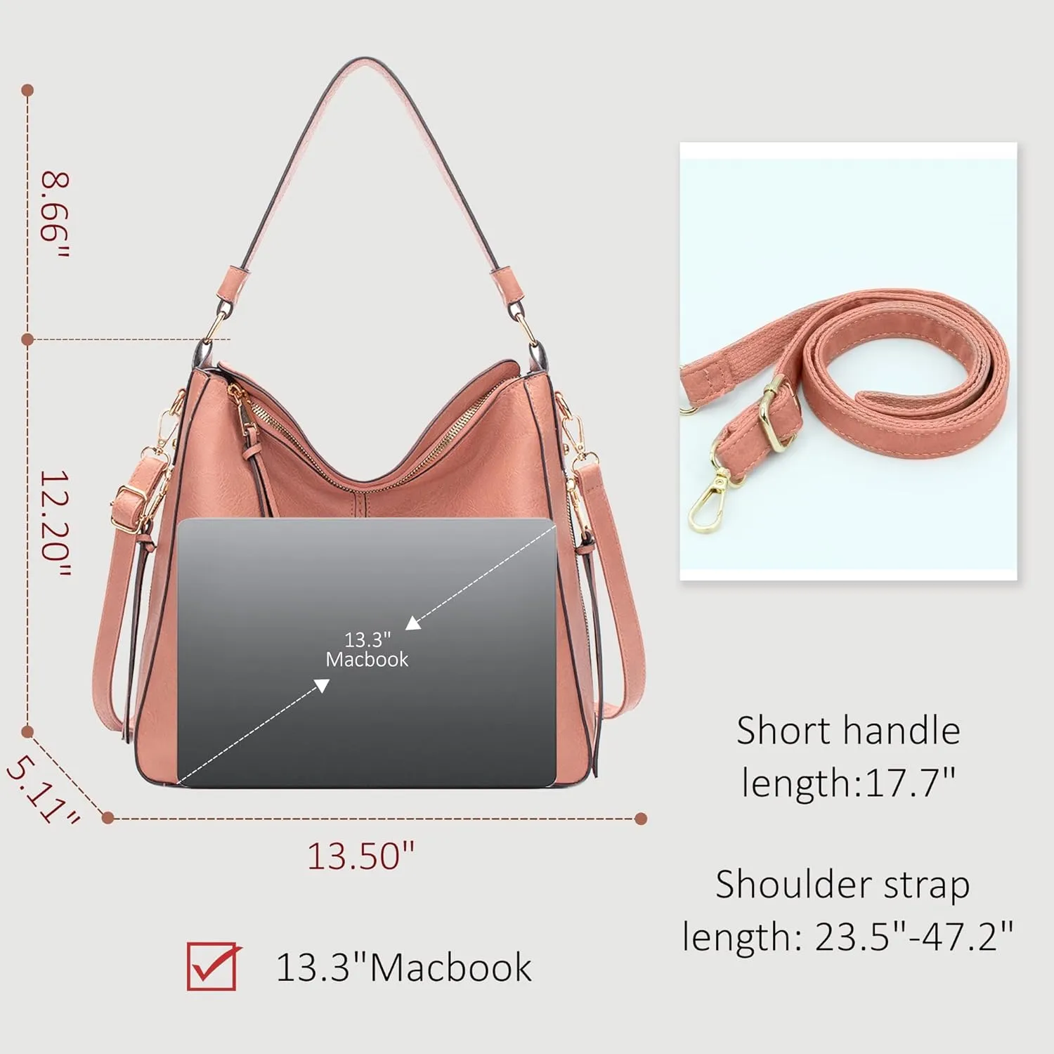 Women's Handbag Shoulder Bag Vintage-Inspired PU Vegan Leather Stylish Crossbody Bucket Purse Satchel