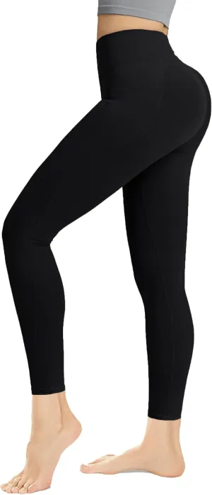 Women's High Waisted Leggings with Pockets Buttery Soft Seamless Tummy Control Workout Running Yoga Pants