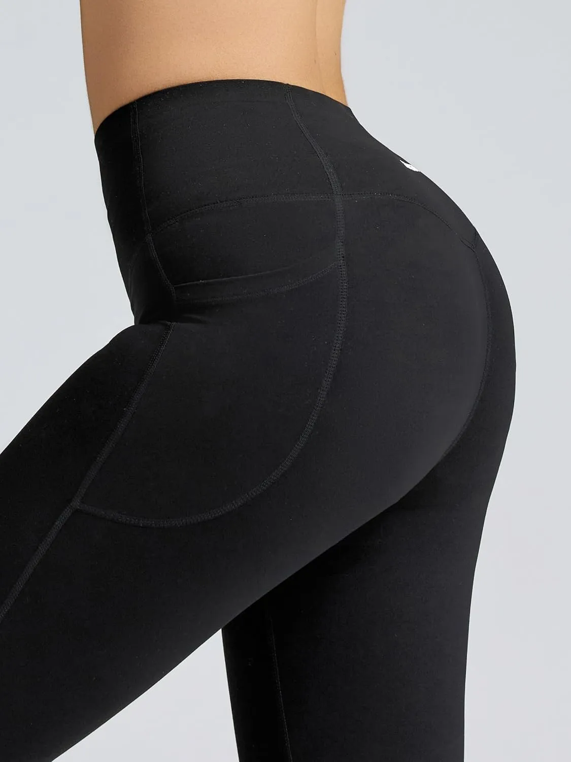Women's High Waisted Leggings with Pockets Buttery Soft Seamless Tummy Control Workout Running Yoga Pants