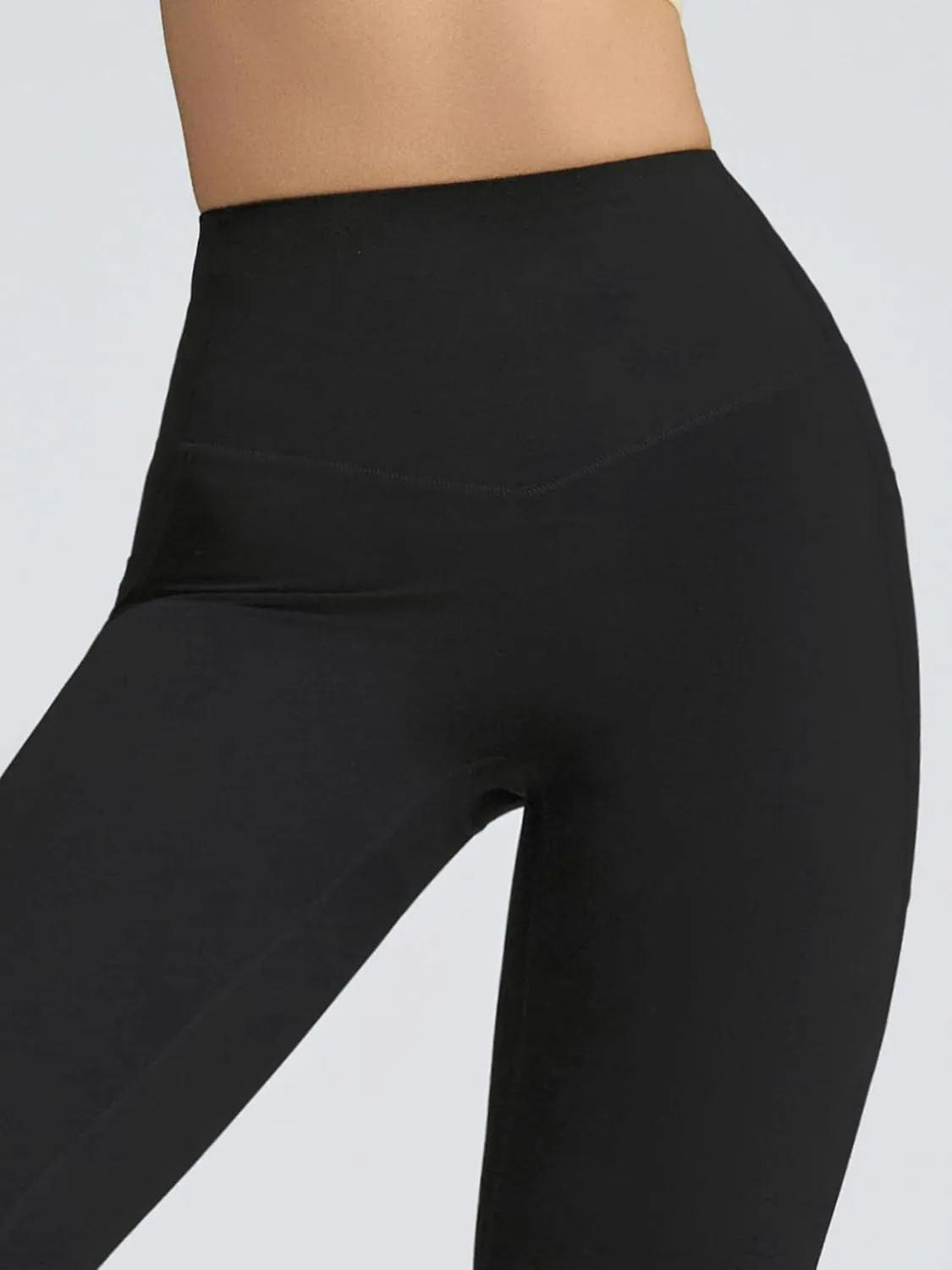Women's High Waisted Leggings with Pockets Buttery Soft Seamless Tummy Control Workout Running Yoga Pants