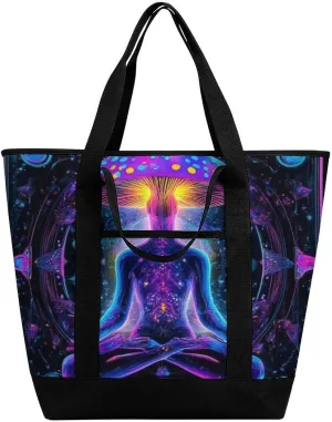 Women's Large-Capacity Thermal Tote Bag Stylish Work & Commute Handbag