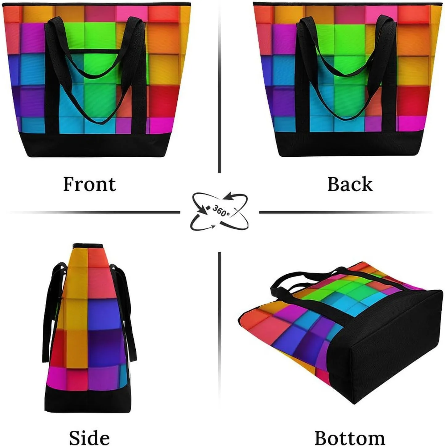 Women's Large-Capacity Thermal Tote Bag Stylish Work & Commute Handbag