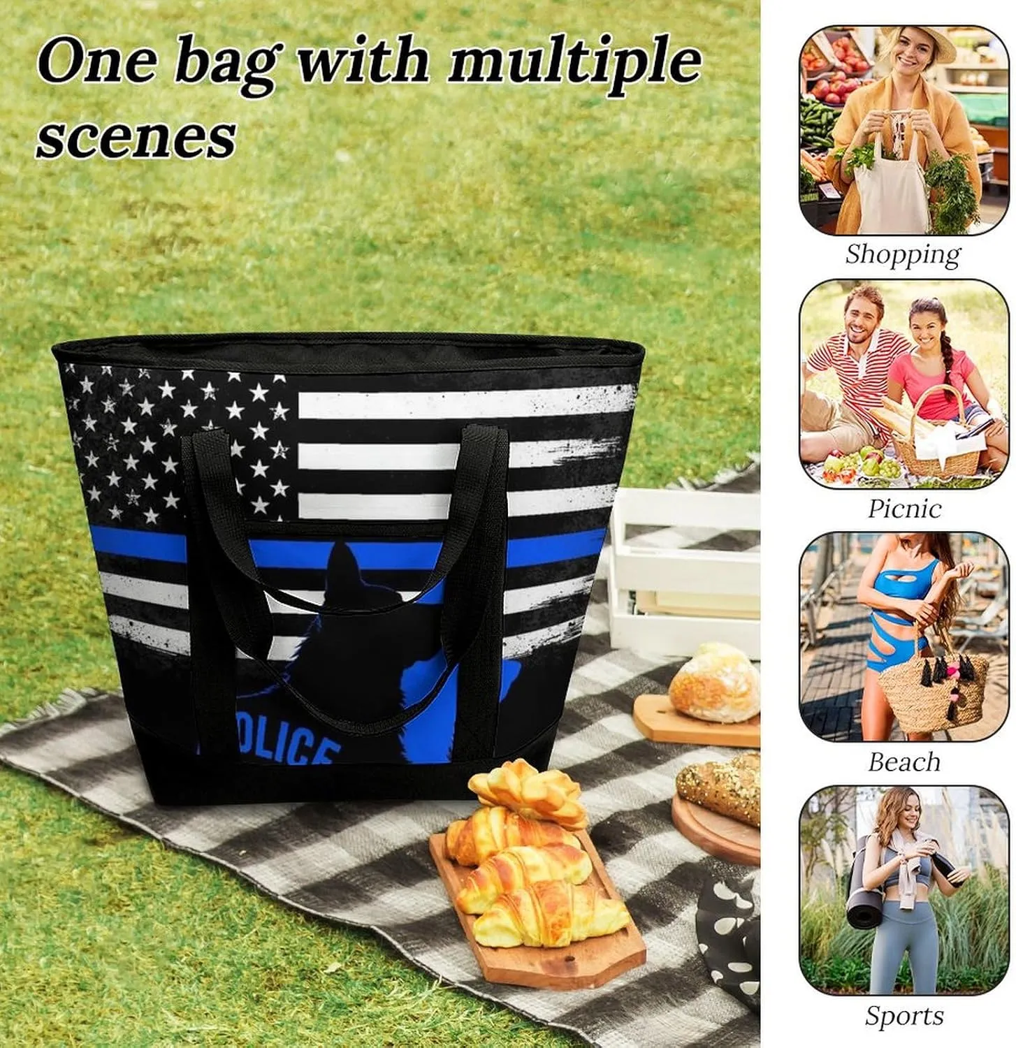 Women's Large-Capacity Thermal Tote Bag Stylish Work & Commute Handbag