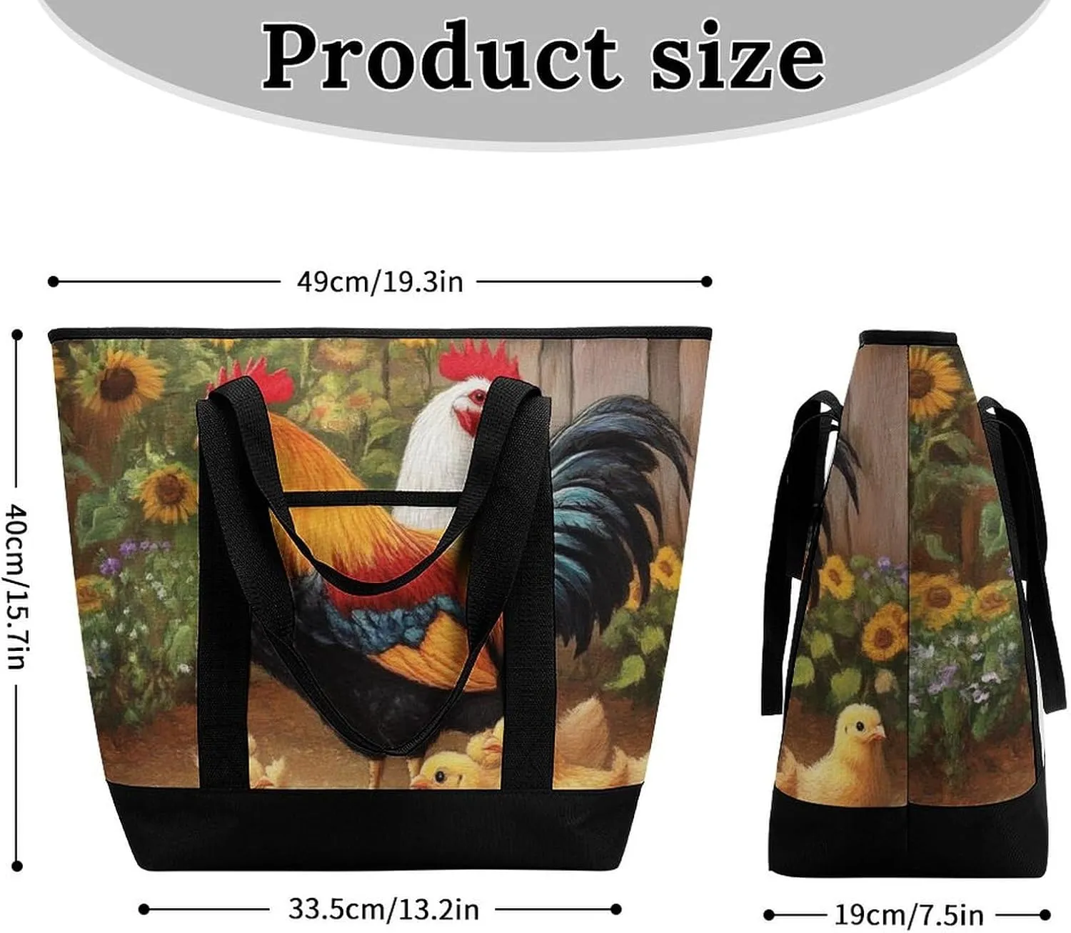 Women's Large-Capacity Thermal Tote Bag Stylish Work & Commute Handbag